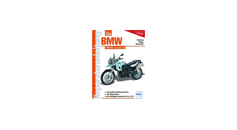 Bücher Reparaturanleitung BMW F 650 Enduro - 800 ccm