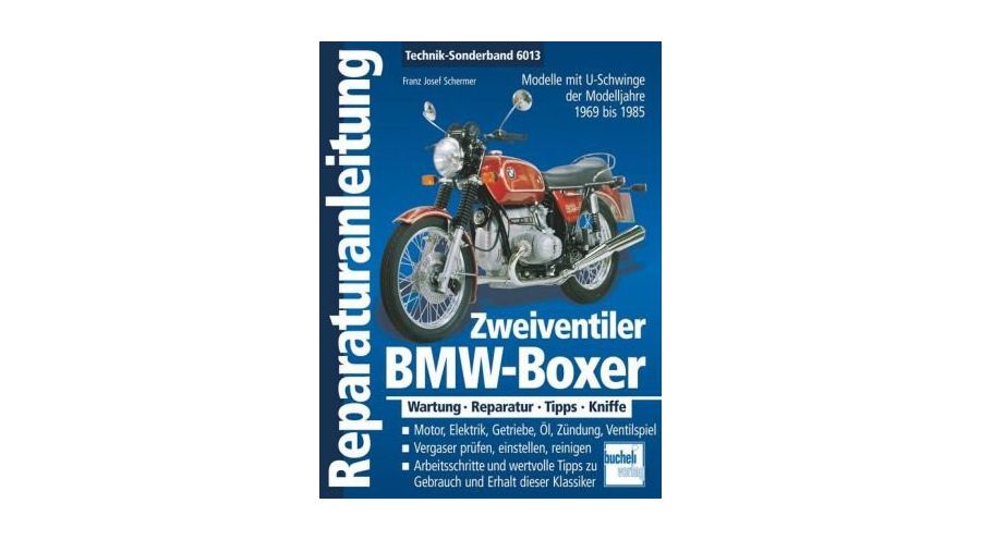 Bücher Reparaturanleitung BMW-Boxer Zweiventiler mit U-Schwinge 1969-1985