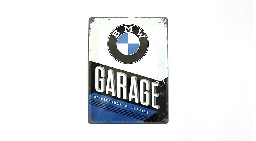 BMW Ältere Modelle ab Baujahr '69 Blechschild BMW - Garage