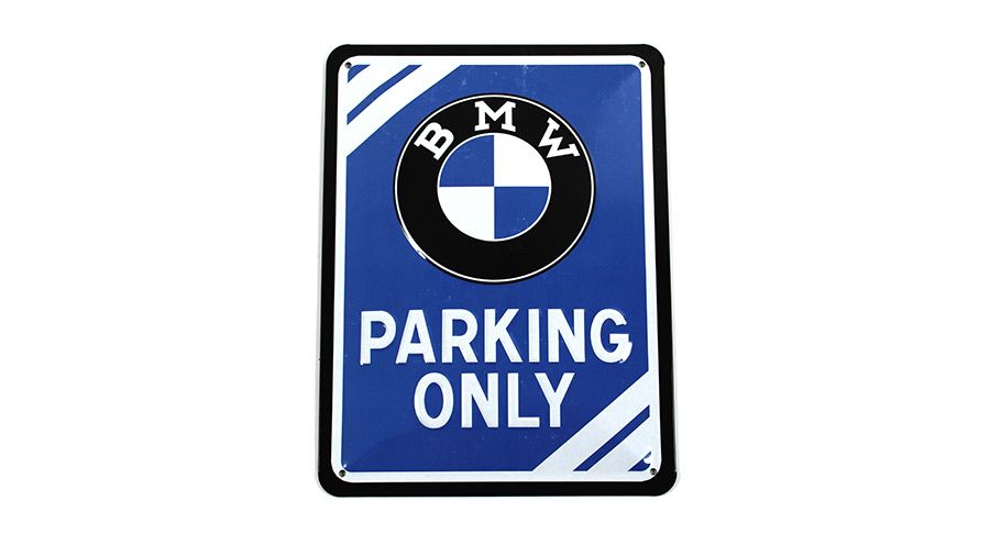 BMW R1200GS (04-12), R1200GS Adv (05-13) & HP2 Blechschild BMW - Parking Only