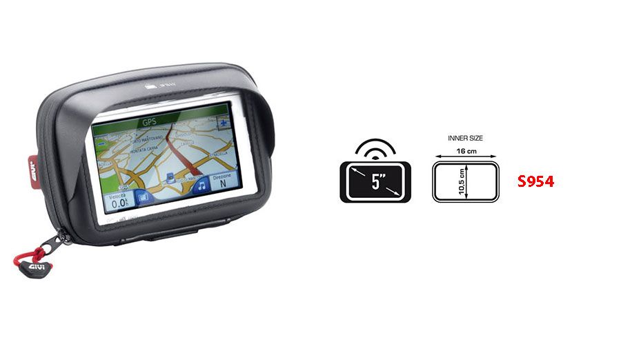 BMW R1200GS (04-12), R1200GS Adv (05-13) & HP2 GPS Tasche für Handy und Auto Navi