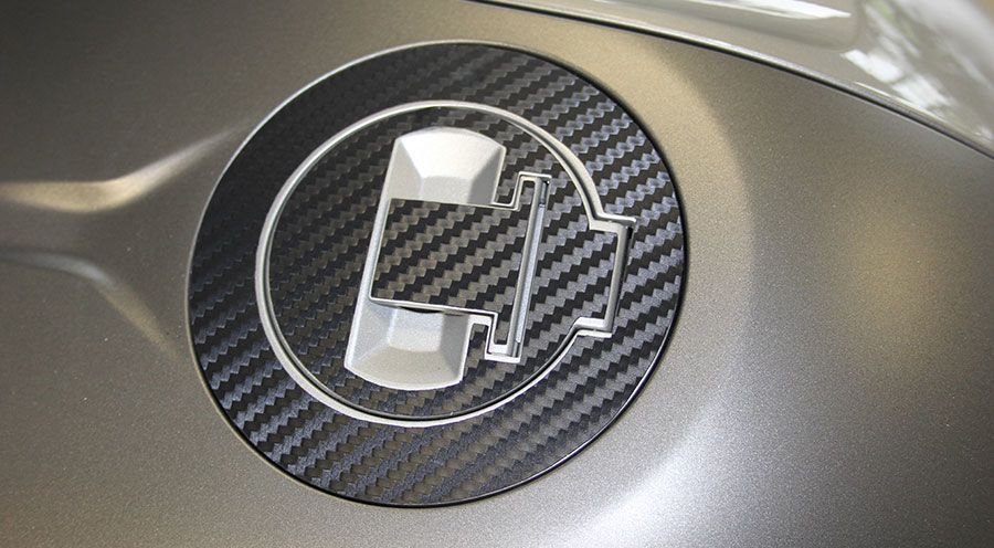 BMW R 1200 R, LC (2015-2018) Tankstutzen-Pad 3D-CarbonLook