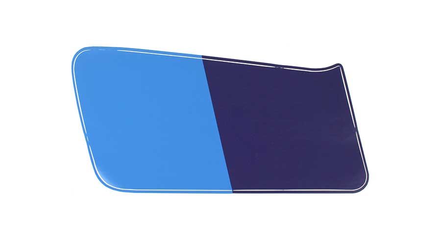 BMW R 100 Modelle Klebefolie blau-violett links