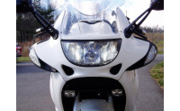 K1200RS Bj. 97-00 Blinkergl�ser vorne (wei�/schwarz)