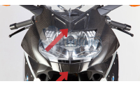 K1300S Carbon Verkleidungsabdeckungen am Licht