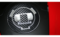 F, R & S Tankstutzen-Pad 3D-CarbonLook