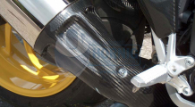 Auspuffblende vorne f�rs Motorrad