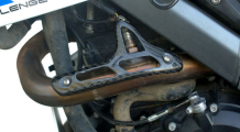Carbon Hitzeschutz Auspuff - klein f�rs Motorrad