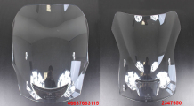 Hohes Windschild f�rs Motorrad