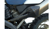 Carbon Hitzeschutz Auspuff - gro� f�rs Motorrad