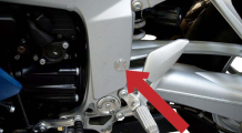 BMW K1300S Rahmenabdeckkappe