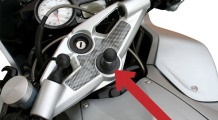BMW K1300R GPS Halterung Gabelbr�cke