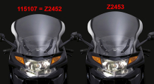Windschild f�rs Motorrad