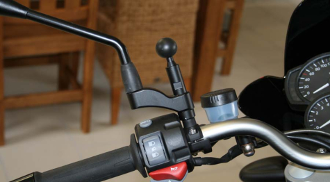 BMW R1200GS, R1200GS Adventure & HP2 GPS Halterung Mirror