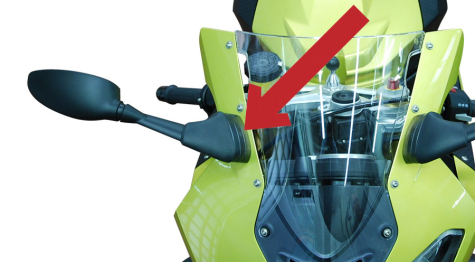 BMW S1000RR Spiegelverbreiterung
