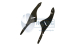 BMW K1300S Carbon Verkleidungseins�tze rechts und links neben den Armaturen