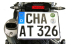BMW K1300S Kennzeichenhalter Edelstahl verstellbar