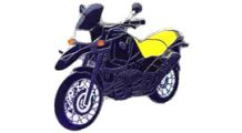  BMW R850GS, R1100GS, R1150GS & Adventure Pin R 1100 GS (schwarz-gelb)