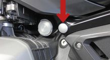  BMW R1300GS & Adventure Rahmenabdeckkappen Motorbefestigung