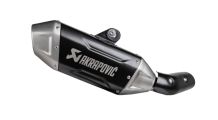  BMW F450GS Akrapovic Edelstahl Black Schalldämpfer