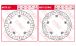 BMW K 1600 B Bremsscheiben vorne Rivet Pack