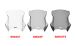 BMW R1200GS (04-12), R1200GS Adv (05-13) & HP2 Touring-Windschild