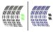 BMW F800S, F800ST & F800GT Felgenrandaufkleber F800ST