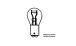 BMW R1200GS (04-12), R1200GS Adv (05-13) & HP2 Glühlampe Heckleuchte 12V 21/5W