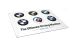 BMW F900R Blechschild BMW - Logo Evolution
