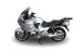 BMW R1100RT, R1150RT GPR Slip On Auspuff Trioval Edelstahl mit Kat