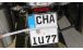 BMW G650Xchallenge, G650Xmoto, G650Xcountry Kennzeichenhalter Edelstahl verstellbar