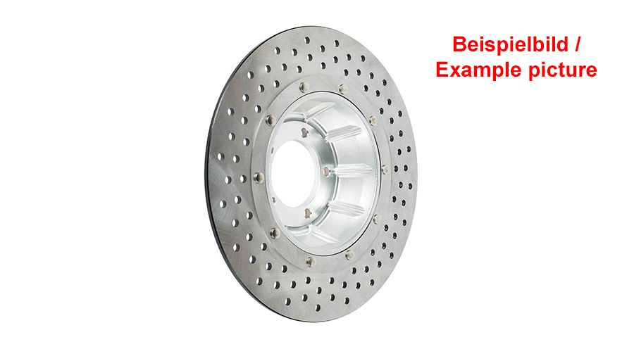 BMW R 80 Modelle Bremsscheibe 2-2 gelocht, tiefe Form