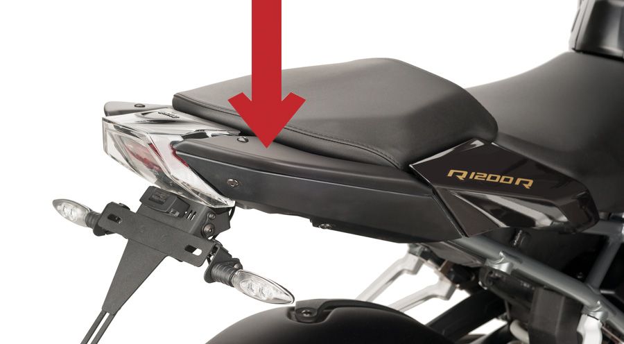 BMW R 1250 RS Deckel Soziushaltegriffe