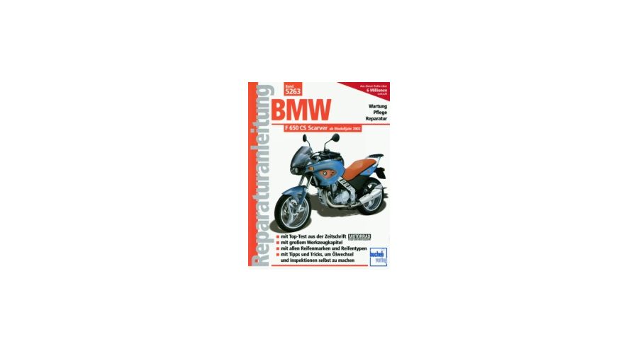 Bücher Reparaturanleitung BMW F 650 CS Scarver