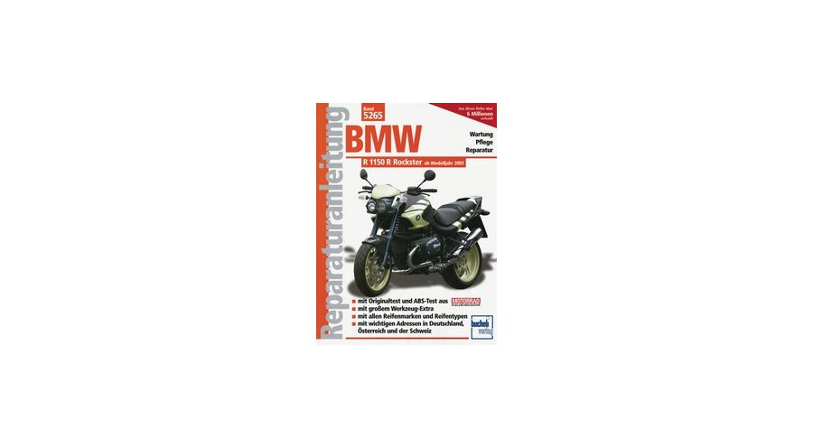 Bücher Reparaturanleitung BMW R 1150 R Rockster ab 2003