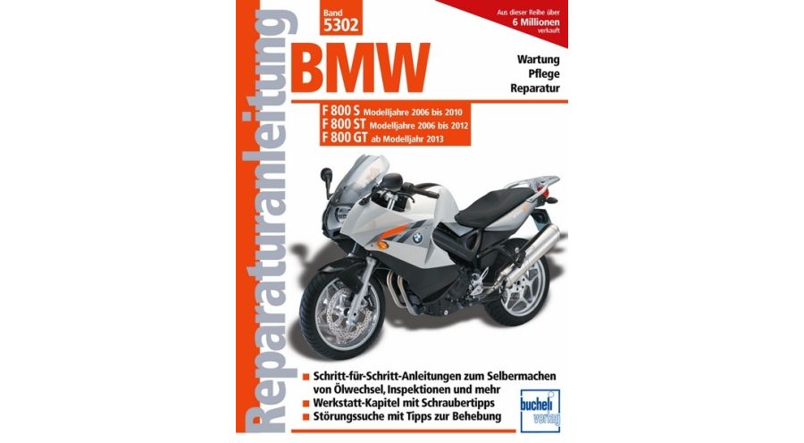 Bücher Reparaturanleitung BMW F800S, F800ST & F800GT