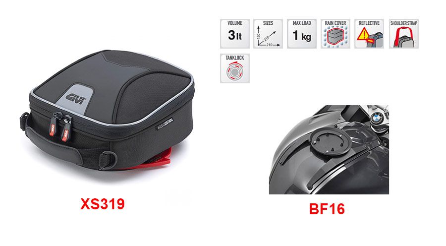 BMW F800S, F800ST & F800GT Tankrucksack XS319