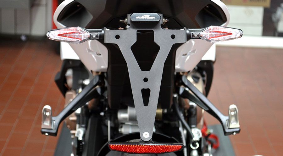 Carbon Kennzeichenhalter für BMW S 1000 R / RR / HP4 - mto3 - Motorradteile