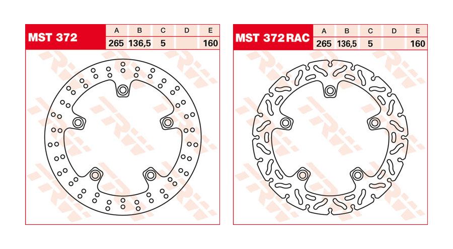 BMW K1200R & K1200R Sport Bremsscheibe hinten