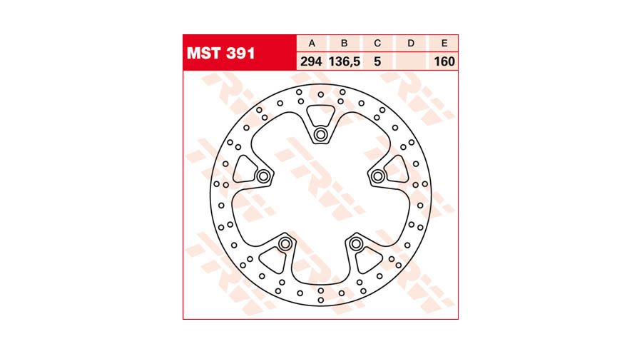 BMW K1200GT (2006-2008) Bremsscheibe hinten