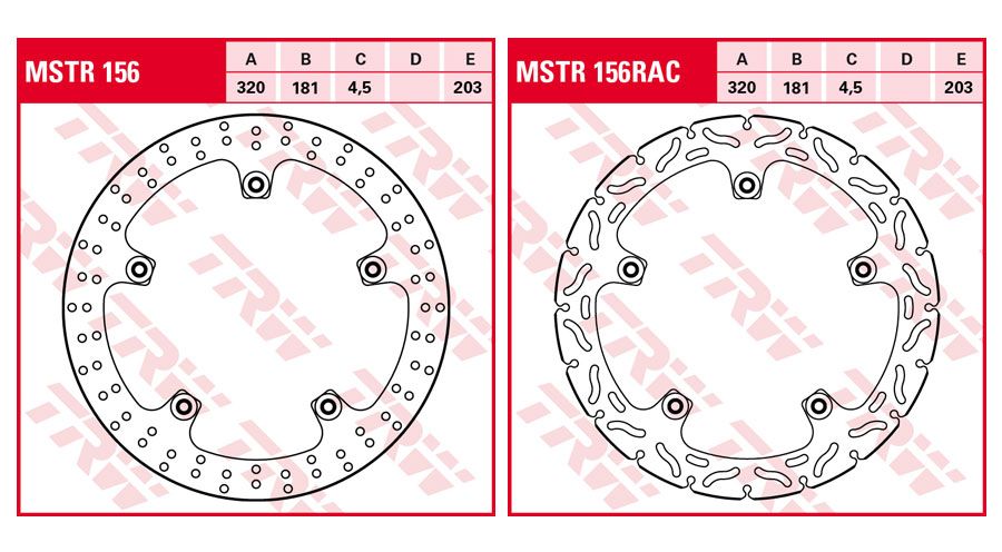 BMW S1000R (2021- ) Bremsscheiben vorne Rivet Pack