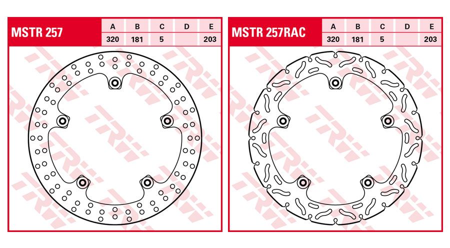 BMW K 1600 B Bremsscheiben vorne Rivet Pack