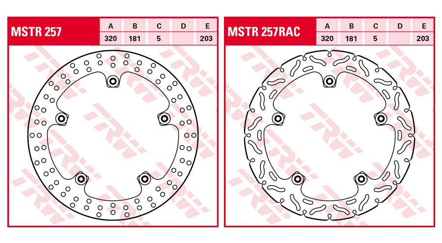 BMW K1200S Bremsscheiben vorne Rivet Pack