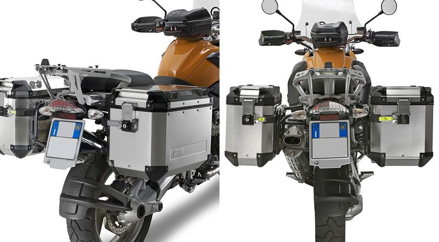 BMW R1200GS (04-12), R1200GS Adv (05-13) & HP2 Seitenkofferhalterung für Trekker Outback