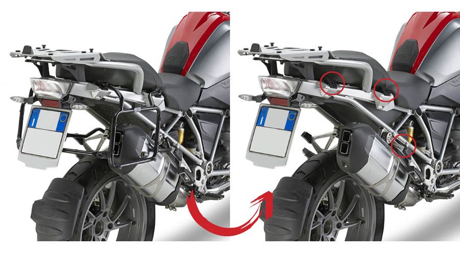 BMW R 1250 GS & R 1250 GS Adventure Seitenkofferhalterung