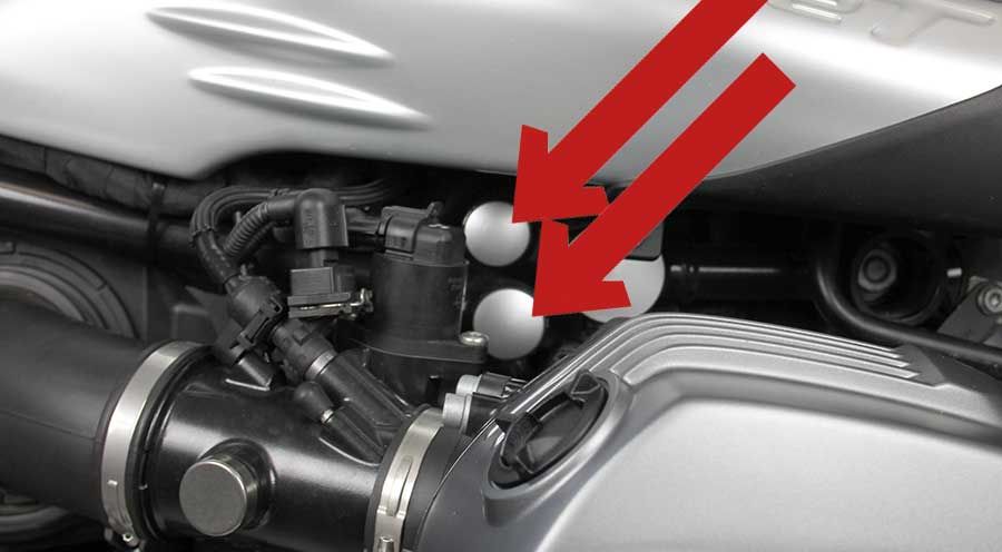 BMW R nine T Rahmenabdeckkappen