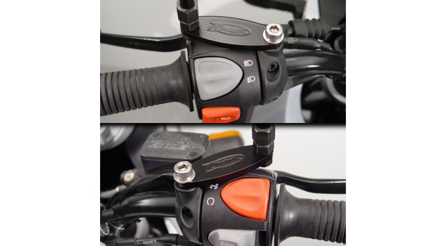 BMW F 650, CS, GS, ST, Dakar (1994-2007) ZTechnik Spiegelverbreiterungen