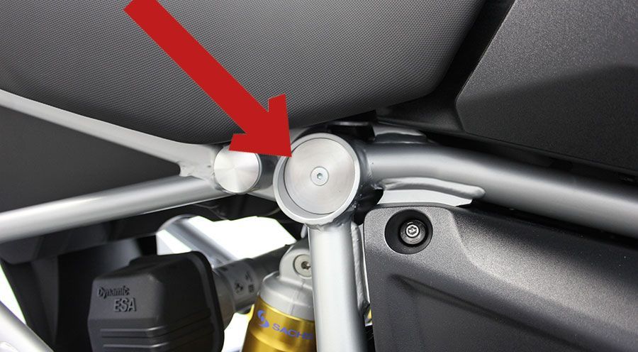 BMW R 1250 R Abdeckungen Federbeinlagerung