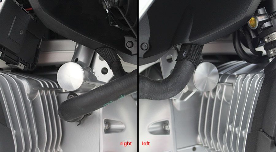BMW R 1200 GS LC (2013-2018) & R 1200 GS Adventure LC (2014-2018) Rahmenabdeckkappen-Motorbefestigung