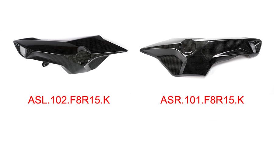 BMW F800R Carbon Luftführung